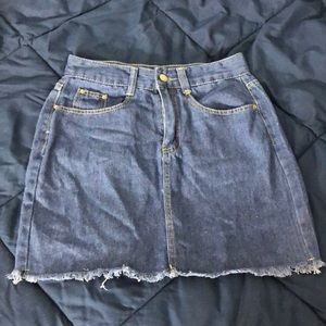 Jean skirt